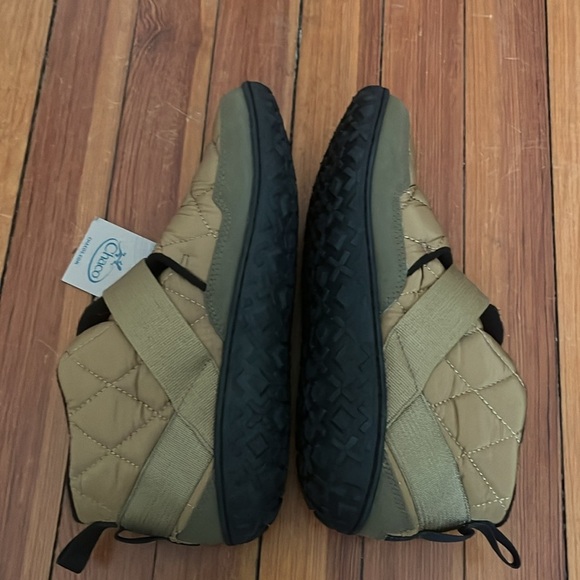 NWT Chaco Quilted Ramble Puff Shoes Military Olive Sz 9 - Picture 7 of 9